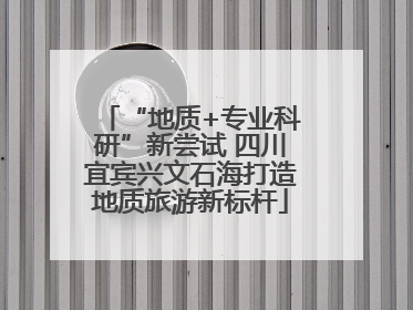 “地质+专业科研”新尝试 四川宜宾兴文石海打造地质旅游新标杆