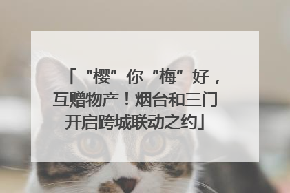 “樱”你“梅”好，互赠物产！烟台和三门开启跨城联动之约