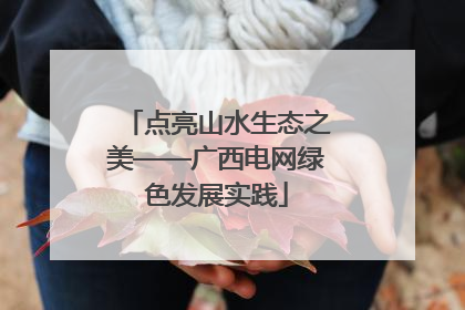 点亮山水生态之美——广西电网绿色发展实践