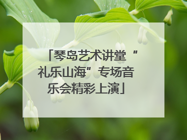 琴岛艺术讲堂“礼乐山海”专场音乐会精彩上演