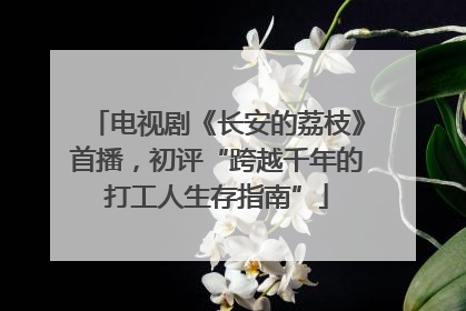 电视剧《长安的荔枝》首播，初评“跨越千年的打工人生存指南”