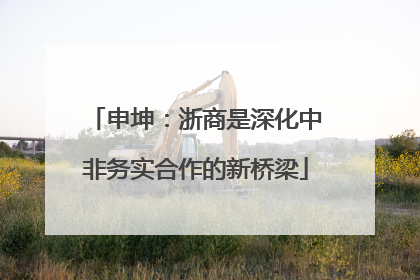 申坤：浙商是深化中非务实合作的新桥梁