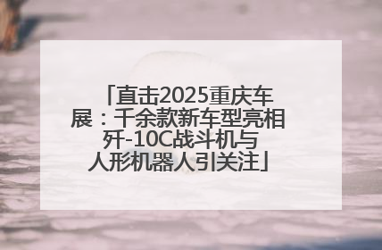 直击2025重庆车展：千余款新车型亮相 歼-10C战斗机与人形机器人引关注