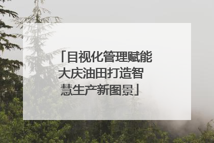 目视化管理赋能 大庆油田打造智慧生产新图景