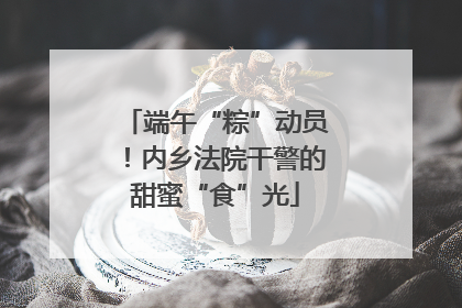 端午“粽”动员！内乡法院干警的甜蜜“食”光