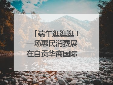 端午逛逛逛！一场惠民消费展在自贡华商国际城开启｜美好生活有“盐”味