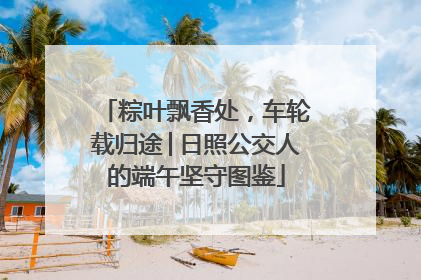 粽叶飘香处，车轮载归途│日照公交人的端午坚守图鉴