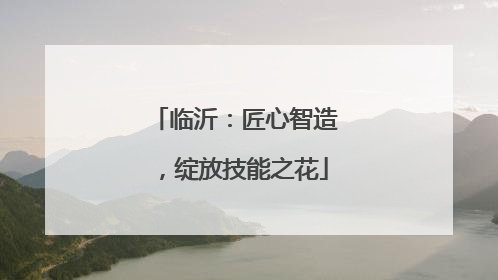 临沂：匠心智造，绽放技能之花