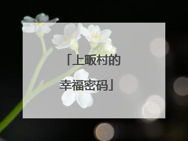 上畈村的幸福密码