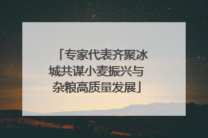专家代表齐聚冰城共谋小麦振兴与杂粮高质量发展