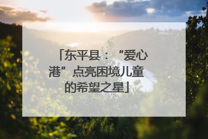 东平县：“爱心港”点亮困境儿童的希望之星