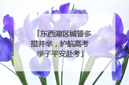东西湖区城管多措并举，护航高考学子平安赴考