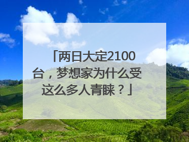 两日大定2100台，梦想家为什么受这么多人青睐？