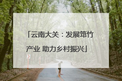 云南大关：发展筇竹产业 助力乡村振兴