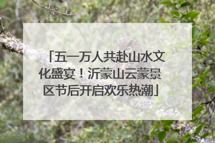 五一万人共赴山水文化盛宴！沂蒙山云蒙景区节后开启欢乐热潮