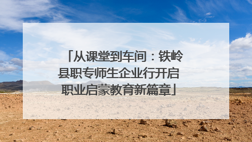 从课堂到车间：铁岭县职专师生企业行开启职业启蒙教育新篇章