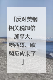 反对美钢铝关税加倍 加拿大、墨西哥、欧盟反应来了