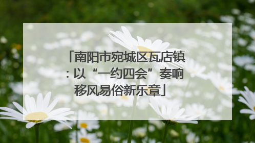 南阳市宛城区瓦店镇：以“一约四会”奏响移风易俗新乐章