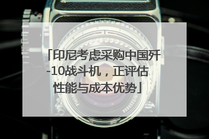 印尼考虑采购中国歼-10战斗机，正评估性能与成本优势