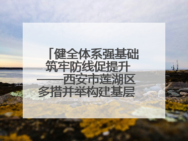 健全体系强基础 筑牢防线促提升——西安市莲湖区多措并举构建基层应急管理新格局