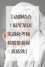动静结合！陆军某团实战化考核检验装备保养质效
