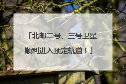 北邮二号、三号卫星顺利进入预定轨道！
