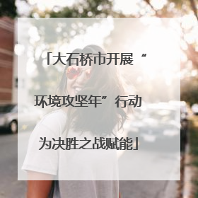 大石桥市开展“环境攻坚年”行动为决胜之战赋能