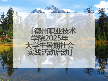 德州职业技术学院2025年大学生暑期社会实践活动启动