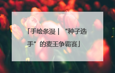 手绘条漫｜“种子选手”的麦王争霸赛