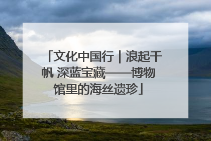 文化中国行｜浪起千帆 深蓝宝藏——博物馆里的海丝遗珍