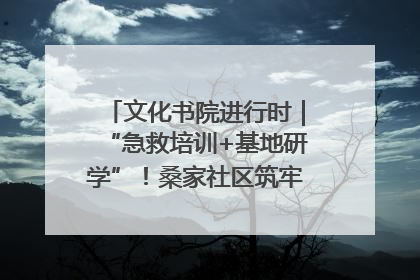 文化书院进行时｜“急救培训+基地研学”！桑家社区筑牢居民健康防线