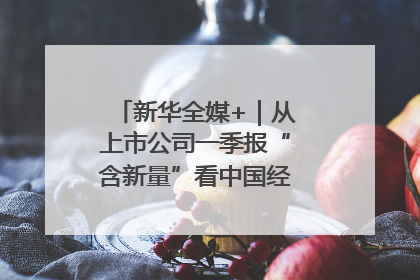 新华全媒+｜从上市公司一季报“含新量”看中国经济发展向“新”