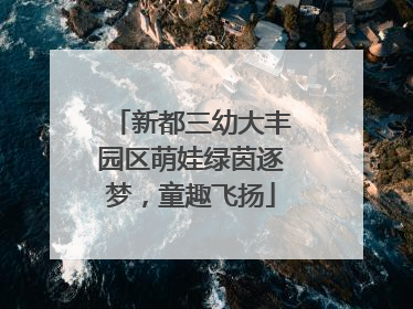 新都三幼大丰园区萌娃绿茵逐梦，童趣飞扬