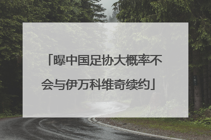 曝中国足协大概率不会与伊万科维奇续约