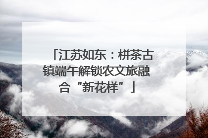 江苏如东：栟茶古镇端午解锁农文旅融合“新花样”
