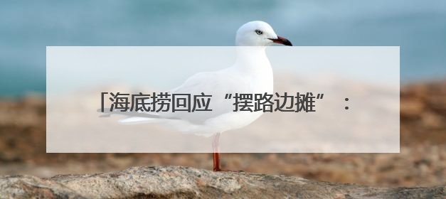 海底捞回应“摆路边摊”：已在多个城市开设了露营火锅、夜宵外摆等户外业态