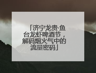 济宁龙贵·鱼台龙虾啤酒节，解码烟火气中的流量密码