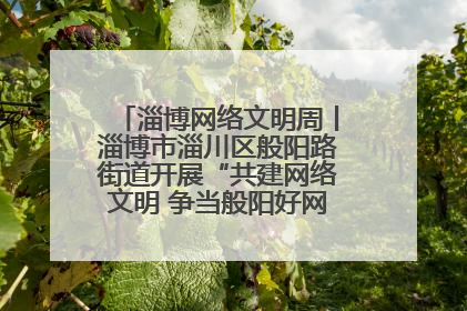 淄博网络文明周丨淄博市淄川区般阳路街道开展“共建网络文明 争当般阳好网民”主题宣讲活动