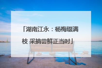湖南江永：杨梅缀满枝 采摘尝鲜正当时