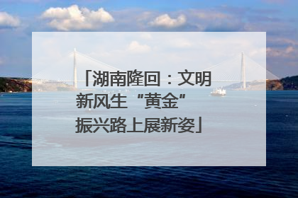 湖南隆回：文明新风生“黄金” 振兴路上展新姿