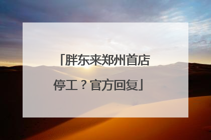 胖东来郑州首店停工？官方回复