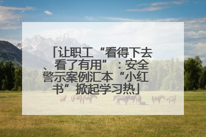 让职工“看得下去、看了有用”：安全警示案例汇本“小红书”掀起学习热