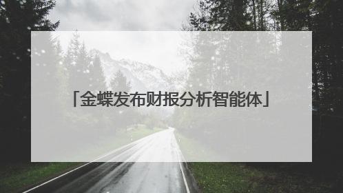 金蝶发布财报分析智能体