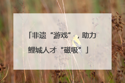 非遗“游戏”，助力鲤城人才“磁吸”