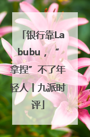银行靠Labubu，“拿捏”不了年轻人丨九派时评