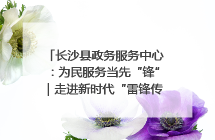 长沙县政务服务中心：为民服务当先“锋”｜走进新时代“雷锋传人 长沙榜样”