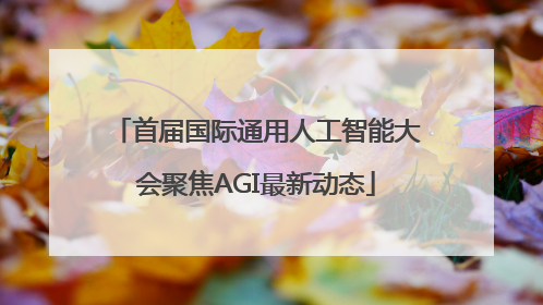 首届国际通用人工智能大会聚焦AGI最新动态