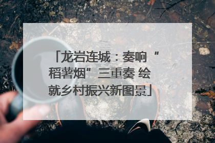 龙岩连城：奏响“稻薯烟”三重奏 绘就乡村振兴新图景