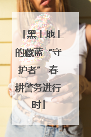 黑土地上的藏蓝“守护者” 春耕警务进行时