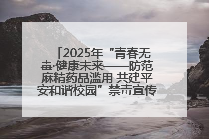 2025年“青春无毒·健康未来——防范麻精药品滥用 共建平安和谐校园”禁毒宣传专题活动在咸宁举行